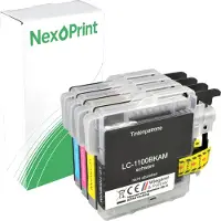 NexoPrint Druckerpatrone kompatibel zu Brother LC-1100 mehrfarbig DCP-145C, DCP-165C, MFC-250C, MFC-290C