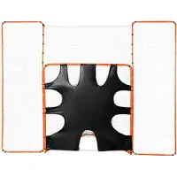 StarTech.com 3-IN-1-Lacrosse-Tor mit Rücklaufsperre & Zielscheibe - 12' x 9' Lacrosse-Netz - Hinterhof-Lacrosse-Rebounder-Ausrüstung mit Stahlrahmen - Schnell & einfach aufzubauendes Trainingsnetz - Perfekt