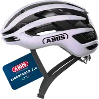 ABUS Rennradhelm AirBreaker 2.0 - leichter Fahrradhelm mit Fokus auf Belüftung, Aerodynamik, icherheit und Komfort für professionellen Radsport - für Frauen und Männer - violett, Größe M (54-58 cm)