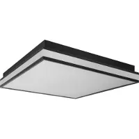 Osram SMART+ Matter Magnet LED Deckenleuchte Schwarz 450x450mm, 42W, 2500lm, TW 3000-6500K, WiFi, Alexa
