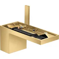 Hansgrohe Einhebel-Waschtischmischer AXOR MYEDITION 70 o Pl m PO AG brushed gold optic brushed gold optic