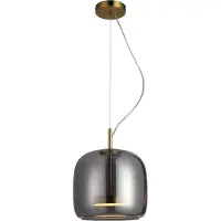 ITALUX LED-Pendelleuchte 10W CASTE PND-17760A-BRSS-SG