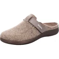 Rohde Pantoffel "Bari" Hausschuh, Clog mit Klettverschluss-Riemchen
