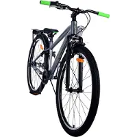 Tpfsports Cross Kinderfahrrad - Jungen - Rücktritt + Handbremse - 26 Zoll - 3 Gänge - Grau