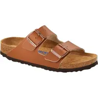 Birkenstock Arizona SFB Riemchensandale aus geöltem Leder - Braun / 8 UK - 42 EU - 11/11.5F -9/9.5M US