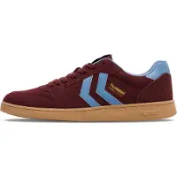 Hummel Handball Perfekt Synth. Suede Schuhe Sneaker rot/blau 222812-3699, Schuhgröße:38 EU