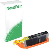 NexoPrint Druckerpatrone kompatibel zu Canon CLI-571XLBK schwarz PIXMA TS6050, TS6150, 6250, 6350