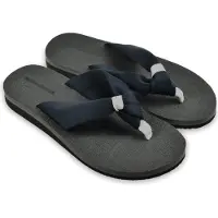 Brasileras Damen Zehensandalen mit rutschfester Sohle bequem schuhe strand/schwimmbad/stadt navy blau 37 EU - UBUDO