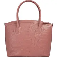 Cluty Henkeltasche echt Leder, Made in Italy