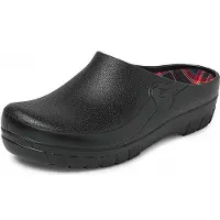 Gevavi PolyurethanClog Gardy Open mit Kork Sohle black Größe 44