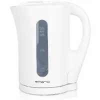 Emerio Wasserkocher 1,7 L – Überhitzungsschutz – Automatische Abschaltung – Wasserstandsanzeige – 2200 W – WK-123483.1 – Weiß