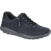Gabor ROLLINGSOFT Damenschuhe - sportliche Schnür- Halbschuhe blau Freizeit NEU