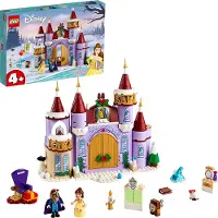 LEGO 43180 Disney Princess Belles winterliches Schloss, Die Schöne und das Biest, Spielzeug für Vorschulkinder ab 4 Jahren