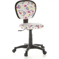Hjh OFFICE KIDDY TOP - Kinderdrehstuhl Motiv Flowers & Hearts