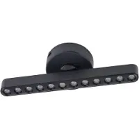 LINDBY LED-Strahler Eldrin, schwarz, 1-flg., Lichtpunkte
