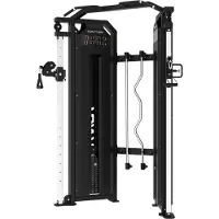 Tunturi Platinum Functional Trainer – Fitnessgerät – Ganzkörpertraining – Homegym mit 200 kg Steckgewicht – Selektorisiert – V-Serie