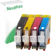 NexoPrint Druckerpatrone kompatibel zu Canon CLI-8 mehrfarbig Pixma IP 6600 D IP 6600 IP 5300 IP 5200 R IP 5200