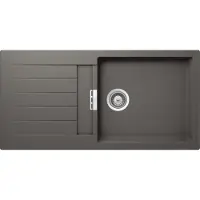 Schock Einbauspüle Signus D-100L U Silverstone Unterbau inkl. Holzschneidbrett