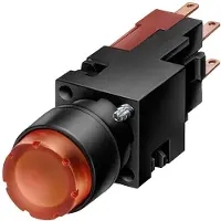 Siemens Drucktaster 1f sw rnd Ř16mm 1S 19x12mm 3SB2202-0LB01