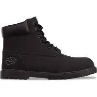 Lotto Boots in Übergrößen Schwarz 2400350U1111 große Unischuhe, Größe:45