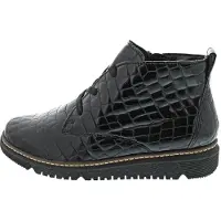 Waldlaufer K-Gesa Schnürstiefel Schwarz in Gr. 42