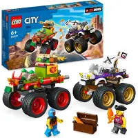 LEGO 60397 City Monstertruck Kombiset mit Spielzeug-Rennauto im Piraten- und Taco-Stil für Fans des 2K Drive-Videospiels, Spielzeug-Fahrzeuge für Kinder, Jungen, Mädchen ab 6 Jahren