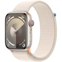 Apple Watch 9 Cell 45mm Alu Polarstern Sport Loop
