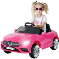 Actionbikes Motors Mercedes Benz CLS 350 Coupé | Kinder Elektro Auto - Kinderfahrzeug für 3-5 Jahre - Sound - Fernbedienung - bis 2x12 V Motor - Pink