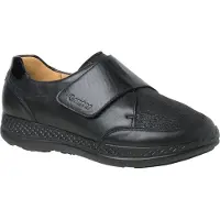 Ganter KarlaLuise K/L 209967-010 Damenslipper, Leder/Textil, Schwarz, sensitiv, - Damenschuhe Bequeme Ballerina / Slipper, Schwarz, leder/textil (calf-leder/stretch)