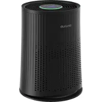 Auronic Luftreiniger Compact Pro mit HEPA 13 Filter, Ionisator und Aktivkohlefilter - Räume bis 30m² - CADR-Wert von 150m³/h - Air Purifier mit Aromatherapie - Schwarz