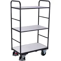 Variofit ESD Etagenwagen hoch 3 Ladeflächen 1.200 x 800 mm