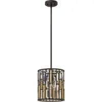 HINKLEY Zeitgenössische Aufhängung Gemma Bronze Stahl Vintage Kristall 1 Licht E27