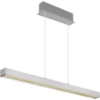 Globo Lighting Hängeleuchte Aluminium Gebürstet, LED