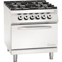 Bartscher 4 Flammen Gasherd, EBO 2/1GN