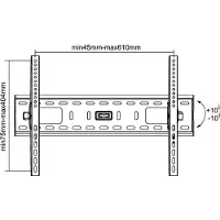 InLine Wandhalterung, neigbar, 81-152cm (32-60 Zoll)