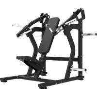Tunturi Platinum Incline Chest Press Kraftstation – Fitnessmaschine für Brusttraining – Plate Loaded Homegym – 200 kg Maximales Gewicht – V-Serie