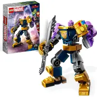 LEGO 76242 Marvel Thanos Mech Set, Action-Figur mit Infinity Gauntlet, Avengers-Superheld Geschenk zum Sammeln und Bauen für Kinder ab 6 Jahre