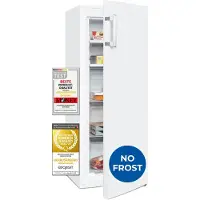 Exquisit Gefrierschrank GS5231-NF-H-040D weiss | 161 l Nutzinhalt | NoFrost | Alarm-Funktion | Schnellgefrieren | 4-Sterne-Gefrieren