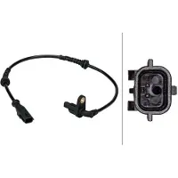 Hella Sensor Raddrehzahl 2-polig aktiv 450 mm Kabel für u.a. DACIA SANDERO
