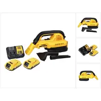 DeWalt DCV 517 D2 Akku Handstaubsauger 18 V 1,9 L + 2x Akku 2,0 Ah + Ladegerät