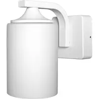 Osram ENDURA Classic Wandleuchte, Weiß, E27, IP43, Aluminiumgehäuse, Glasdiffusor, geeignet für Außenbereiche, ohne Leuchtmittel.