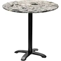 Restootab Runder Tisch Ø 80 cm – Modell Bazila Terrazzo Cepp