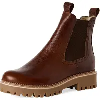 Tamaris Damen Elegante Stiefelette Chelsea 1-26494-45 Braun