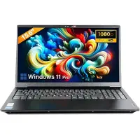 Lenovo - Laptop mit Intel Celeron N4500 2x2.80 GHz - 15.6 Zoll Full HD - 16GB RAM - 512GB SSD - Bluetooth - USB 3.2 - WLAN - Win 11 Pro - Greed Tasche