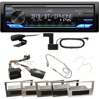 JVC KD-X482DBT Bluetooth DAB USB Einbauset für Astra H Corsa D Zafira B