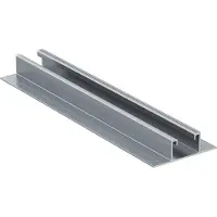 Fischer 512195, Schiene, Aluminium, Auf dem Dach montiert, Silber, EN 755-2:2013, 82,5 mm