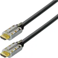 MaxTrack High Speed HDMI-Kabel, aktiv, mit Ethernet, 4K, vergoldet, verschiedene Längen Länge: 10 m
