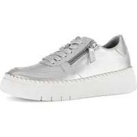 Gabor Sportliche Schnürschuhe Damen 31393931373336 Silber 42 1/2 EU