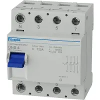 Doepke DOEP DHS4-125 Hauptschalter Lasttrennschalter DHS4-125, 4-pol