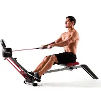 L.A Sports Body Coach, Multifunktions-Rudergerät "ROWER ?N TUBE" mit Widerstandsbändern, klappbar